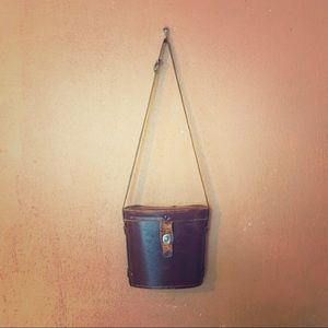 Vintage 1950s Leather Binocular Case